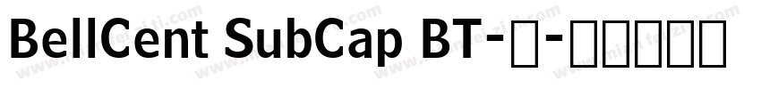 BellCent SubCap BT-普字体转换